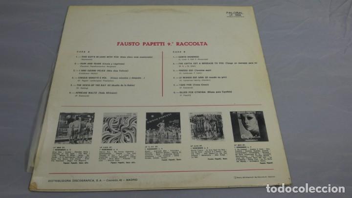 Discos de vinilo: FAUSTO PAPETTI SAX 9A RACCOLTA - Foto 2