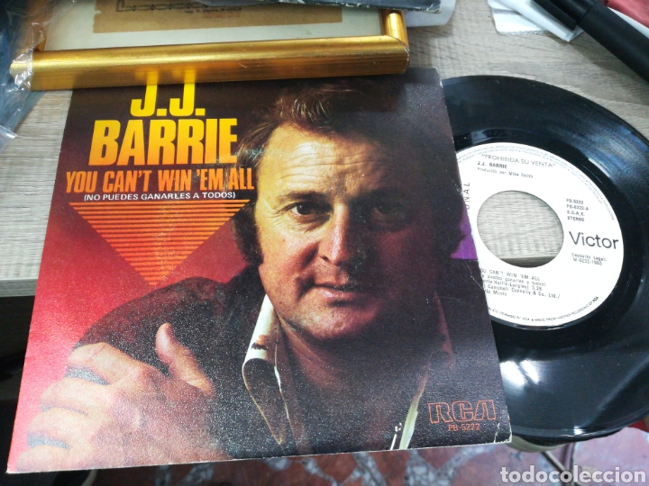 Disques de vinyle: J.j. barrie single promocional you can't win 'em all espa&ntilde;a 1980
