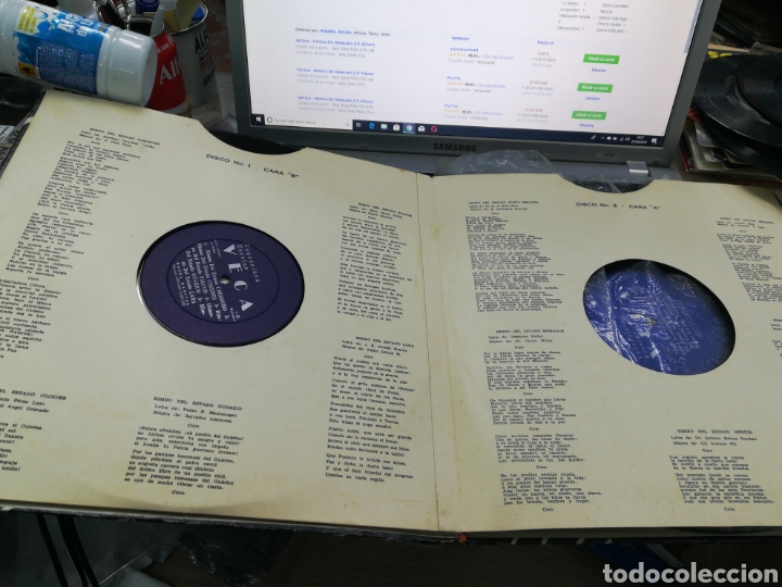 Discos de vinilo: Himnos de Venezuela doble lp veca - Foto 2