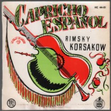 Discos de vinilo: RIMSKY KORSAKOW - CAPRICHO ESPAÑOL / EP HISPAVOX RF-3830 , EXCELENTE ESTADO