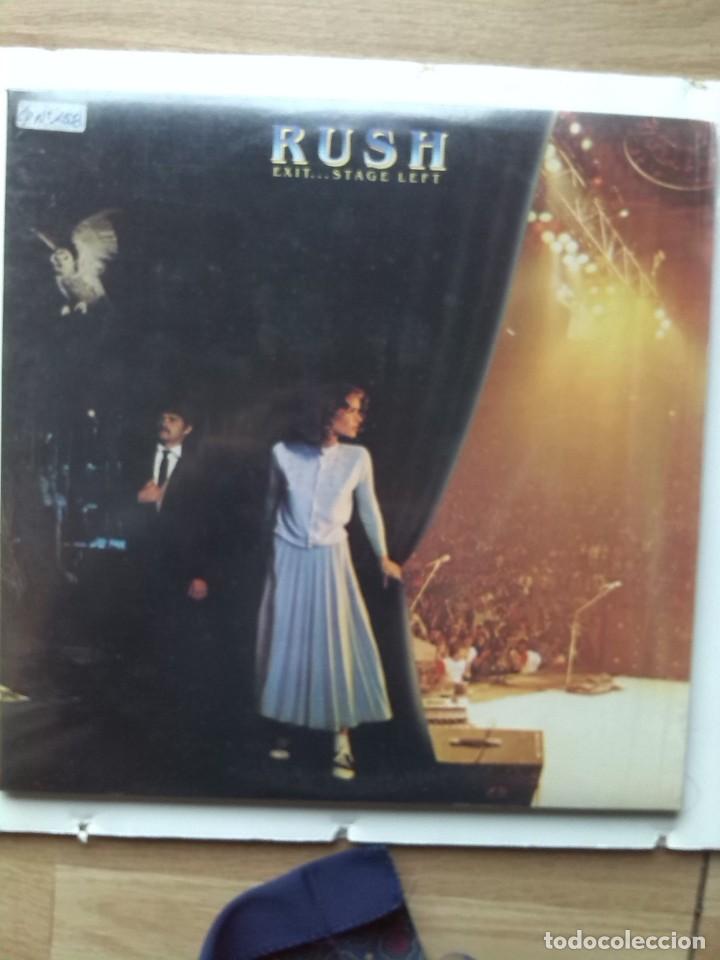 Discos de vinilo: RUSH EXIT... STAGE LEFT - Foto 1