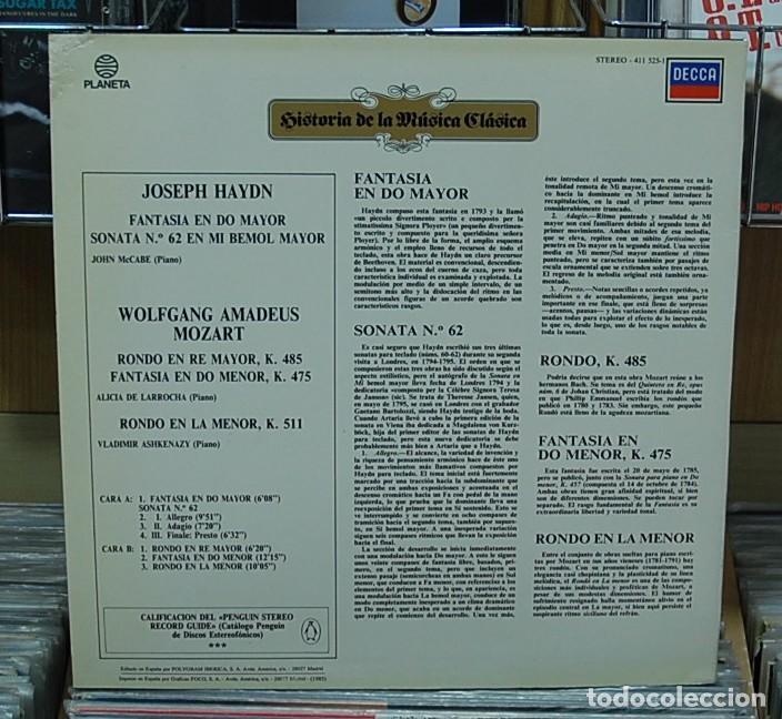 Discos de vinilo: LMV - J. Haydn / W. A. Mozarft. LP - Foto 2