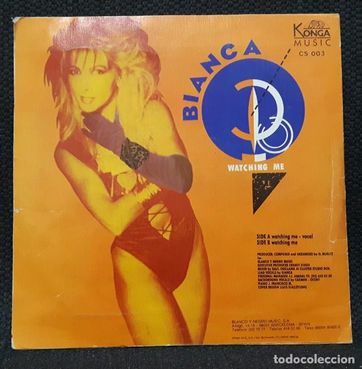 Discos de vinilo: BIANCA - WATCHING ME - SINGLE - PROMOCIONAL - 1988 - Foto 3