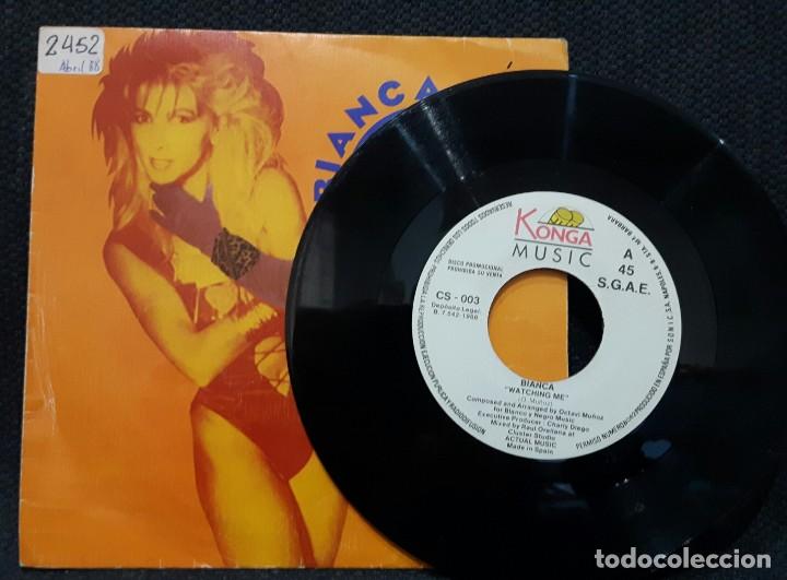 Discos de vinilo: BIANCA - WATCHING ME - SINGLE - PROMOCIONAL - 1988 - Foto 4