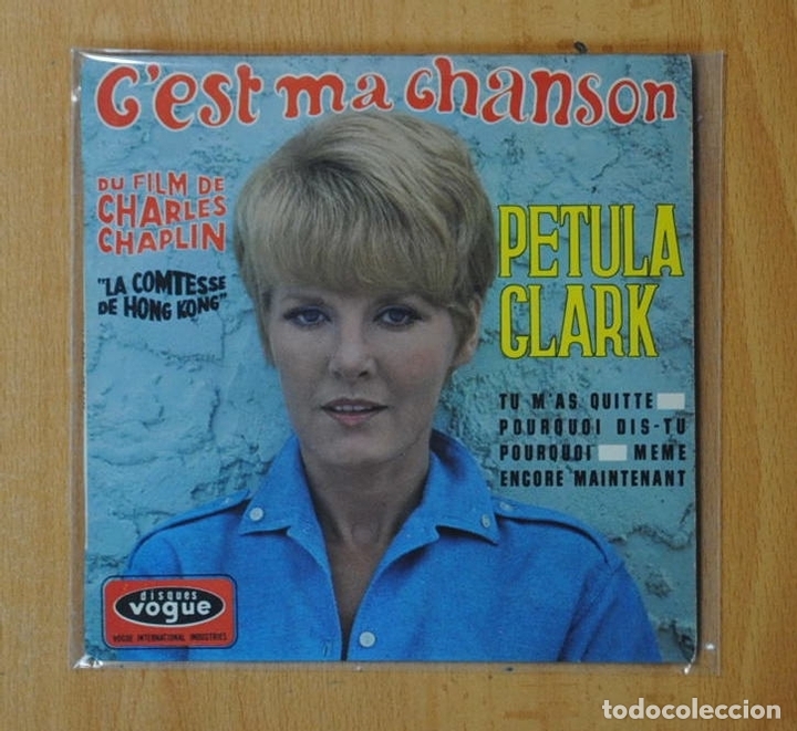Discos de vinilo: PETULA CLARK - C&acute;EST MA CHANSON + 3 - EP - Foto 1