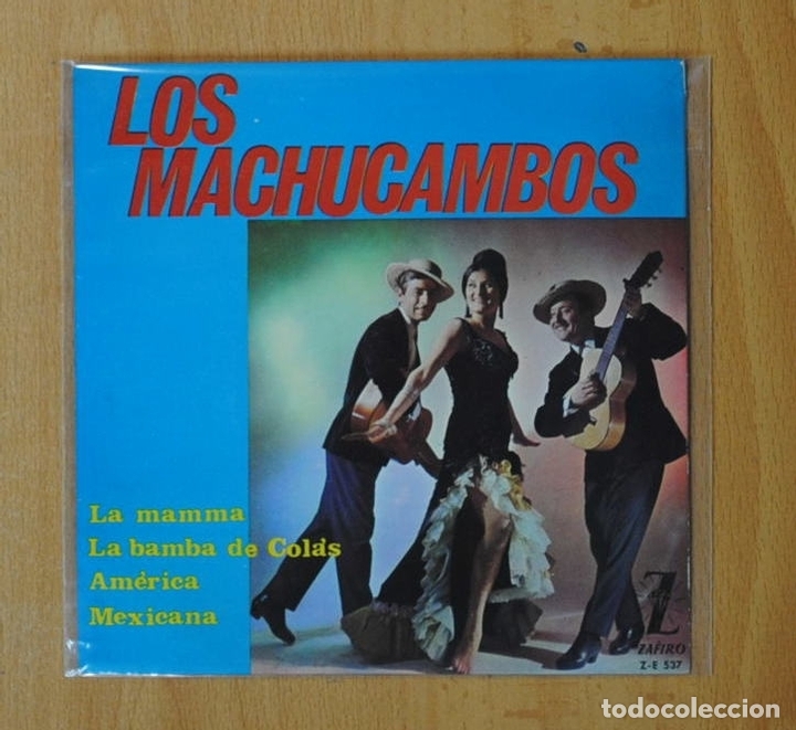 Discos de vinilo: LOS MACHUCAMBOS - LA MAMMA + 3 - EP - Foto 1