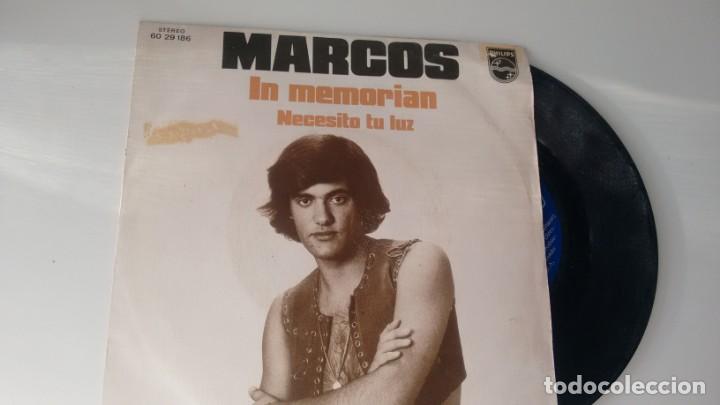 Disques de vinyle: SINGLE (VINILO) DE MARCOS A&Ntilde;OS 70