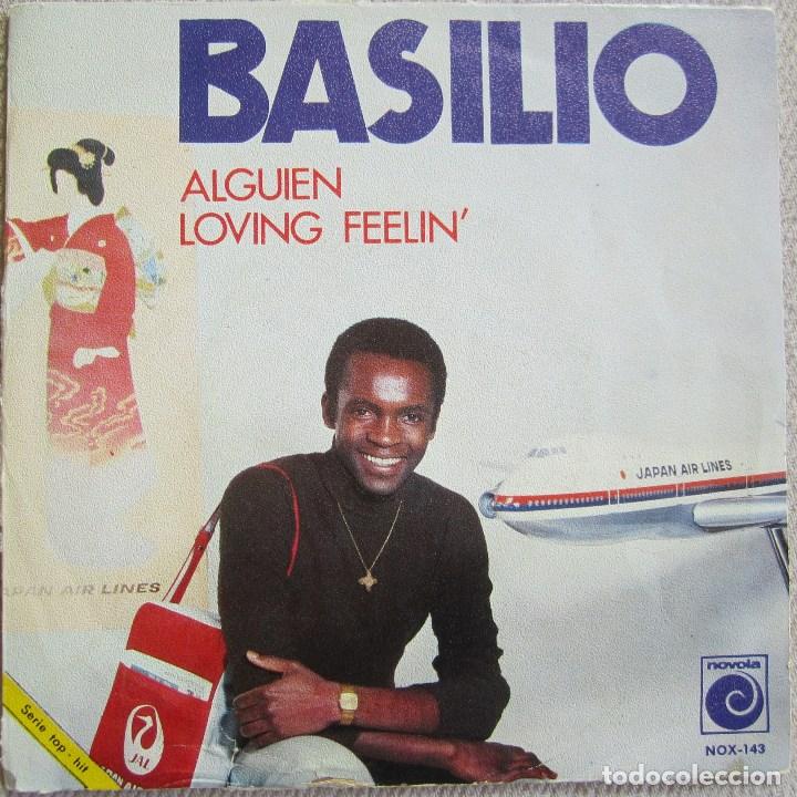Discos de vinilo: BASILIO: ALGUIEN / LOVING FEELIN&acute; - Foto 1
