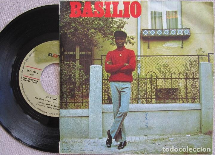 Discos de vinilo: BASILIO: NO DIGAS ADIOS / EL PRIMER AMOR - Foto 2