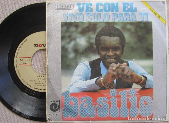 Discos de vinilo: BASILIO: VE CON &Eacute;L / TAN SOLO PARA T&Iacute; - Foto 2