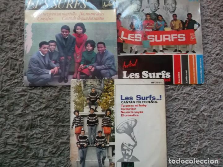 Discos de vinilo: 3 EP DE LES SURFS - Foto 1