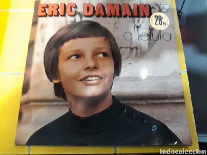 Discos de vinil: Eric Damain- LP Alleluia- Nunca en TC- Importado Philips France antiguo 8