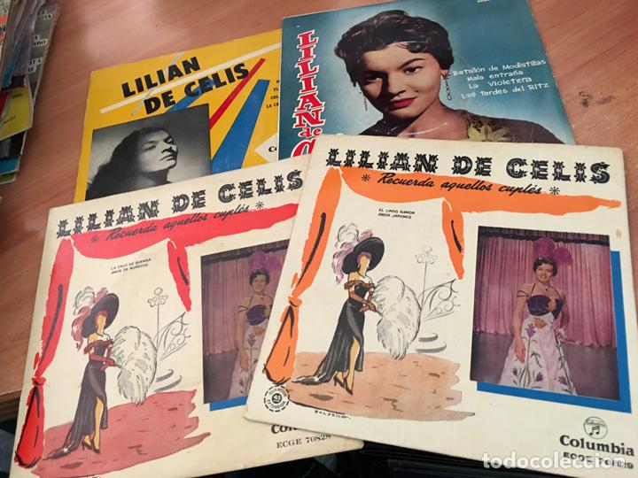 Discos de vinilo: LOTE 4 EP LILIAN DE CELIS (EPI15) - Foto 1