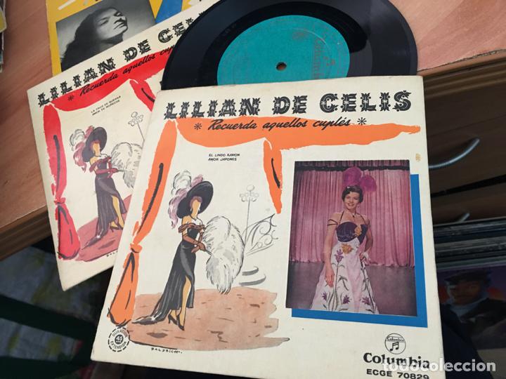 Discos de vinilo: LOTE 4 EP LILIAN DE CELIS (EPI15) - Foto 2