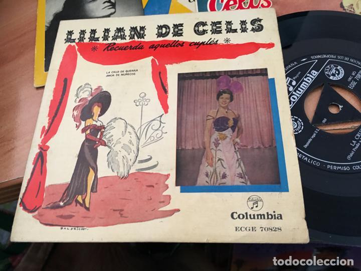 Discos de vinilo: LOTE 4 EP LILIAN DE CELIS (EPI15) - Foto 4