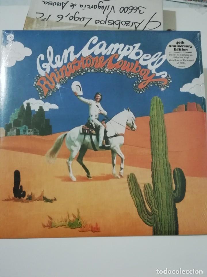 Discos de vinilo: GLENN CAMPBELL RHINESTONE COWBOY - Foto 1