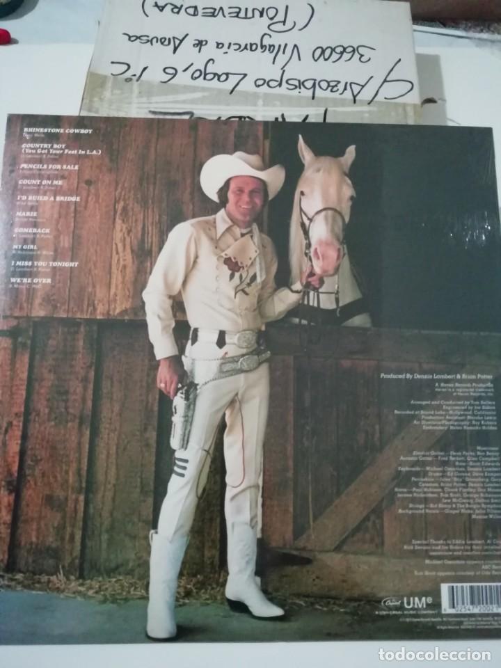 Discos de vinilo: GLENN CAMPBELL RHINESTONE COWBOY - Foto 2