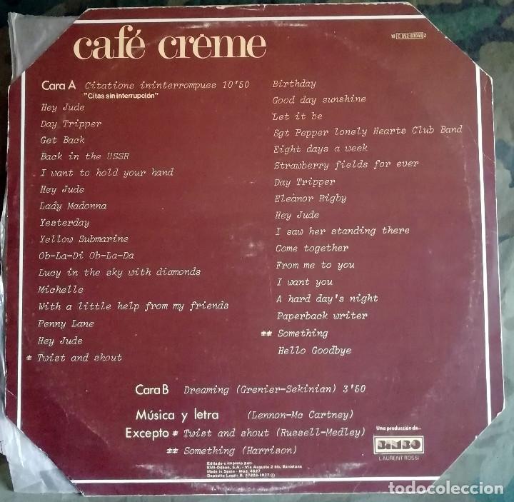 Discos de vinilo: Caf&eacute; Cr&egrave;me &ndash; Citations Ininterrompues Spain 1977 - Foto 2
