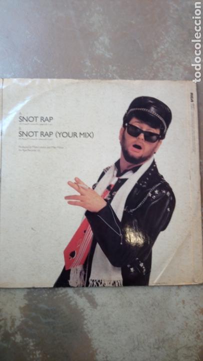 Discos de vinilo: Kenny Everett&nbsp;&lrm;&ndash;&nbsp;Snot Rap - maxi 45 RPM - Foto 2