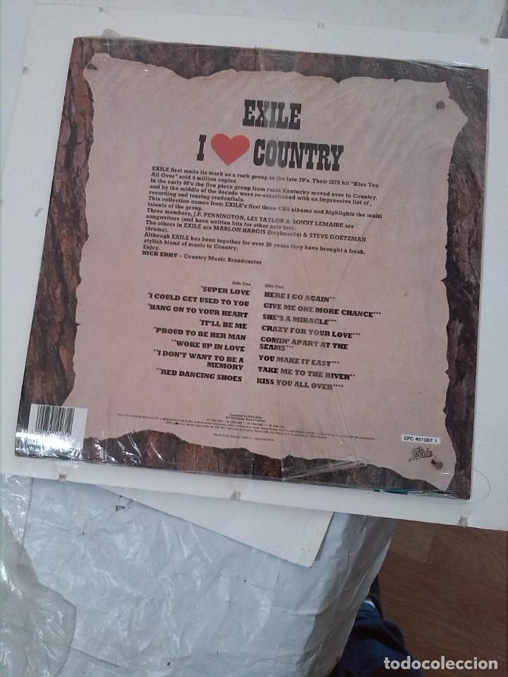 Discos de vinilo: EXILE I LOVE COUNTRY - Foto 2