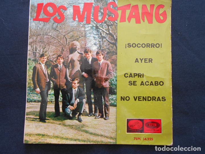 Discos de vinilo: LOS MUSTANG // SOCORRO + 3 - Foto 1