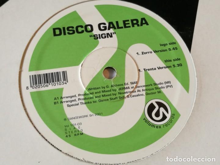 Discos de vinilo: Disco Galera - Sign - 2001 - Foto 1