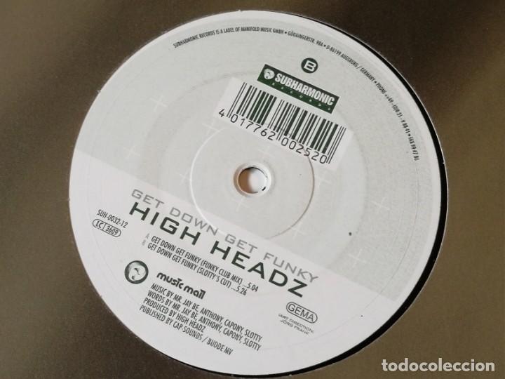 Discos de vinilo: High Headz - Get Down Get Funky - Foto 1
