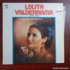 Discos de vinilo: LP - LOLITA VALDERRAMA - SEVILLNAS- LUZ DE SEVILLA- VER DETALLES. Lote 158748382