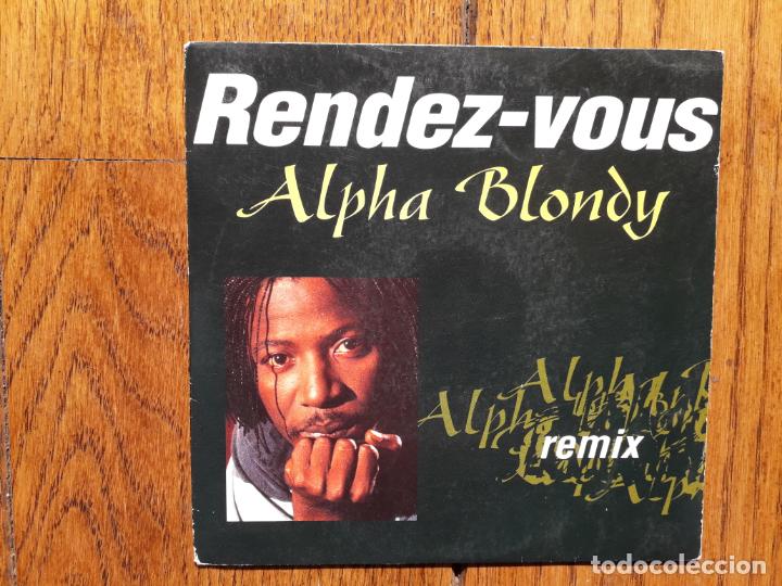 Discos de vinilo: Alpha blondy  -  rendez-vous (soft remix) +  rendez-vous (lp versi&oacute;n) - Foto 1