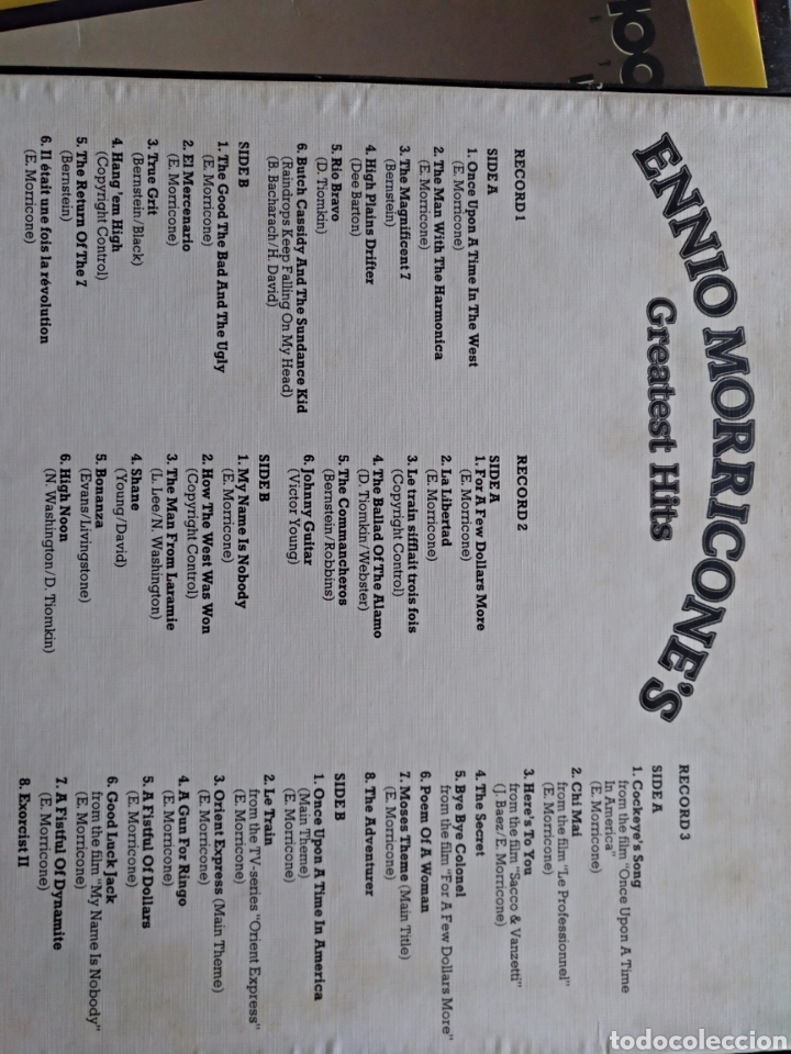 Discos de vinilo: Ennio Morricone Hits. 3 LP - Foto 5