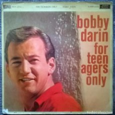 Discos de vinilo: BOBBY DARIN. FOR TEENAGERS ONLY. LONDON, UK 1960 LP MONO (KAK 2311) + DOBLE CARPETA. Lote 158859846