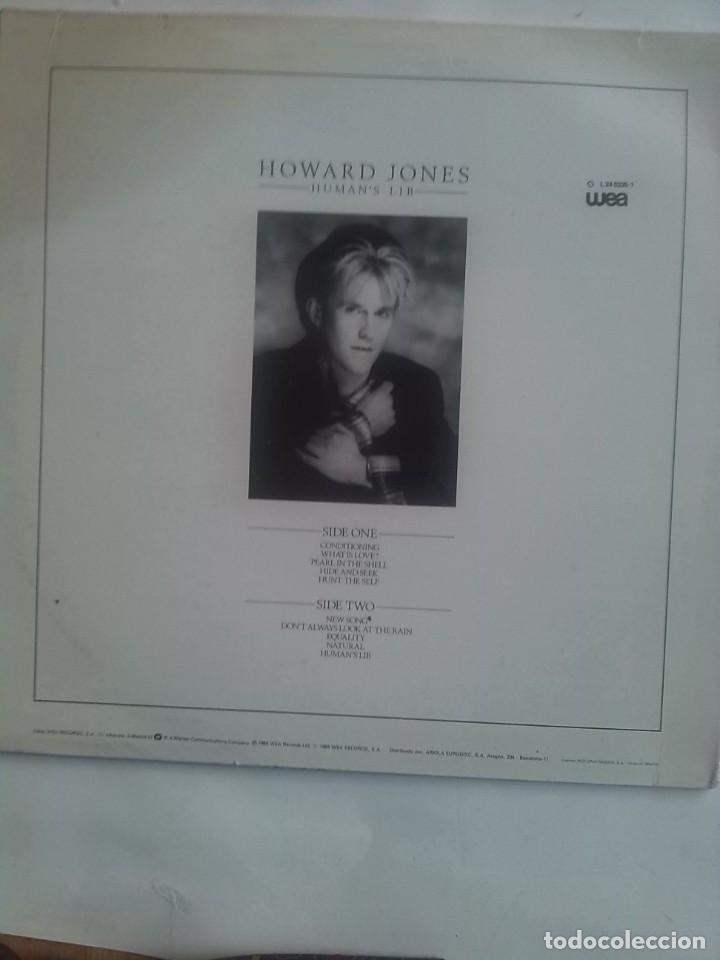 Discos de vinilo: HOWARD JONES HUMAN&acute;S LIB - Foto 2