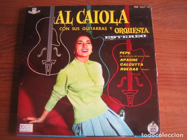 Discos de vinilo: AL CAIOLA - Apache + 3   ******** EP ESPA&Ntilde;OL 1961 BUEN ESTADO - Foto 1