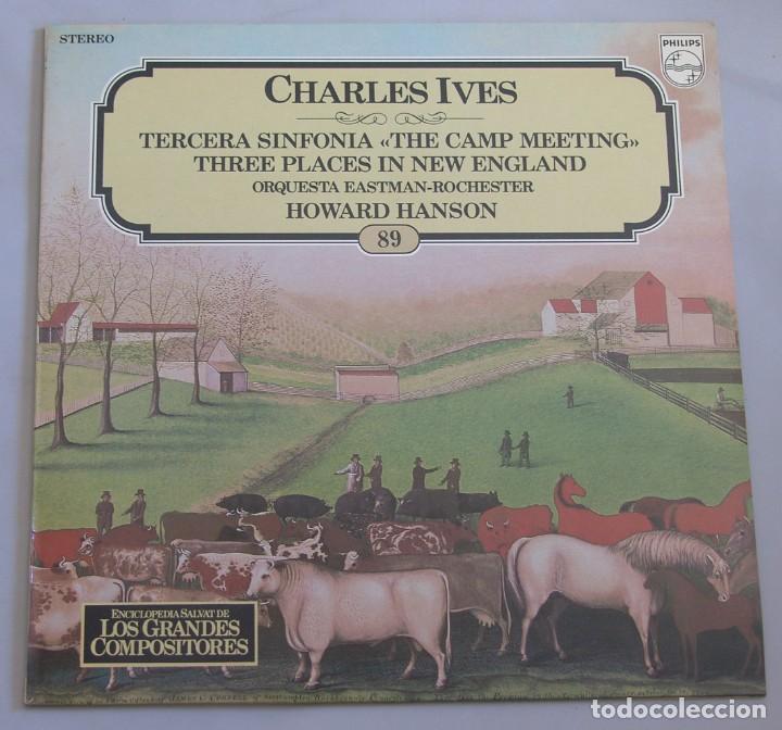 Disques de vinyle: SALVAT GRANDES COMPOSITORES #89 : CHARLES IVES TERCERA SINFONIA