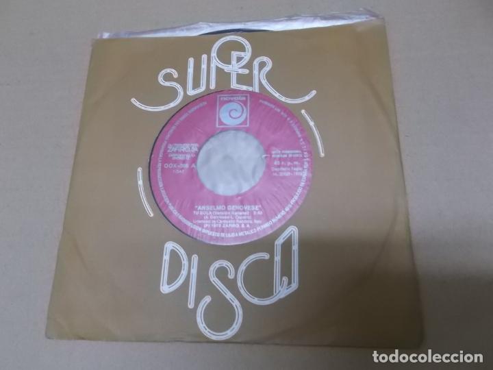 Discos de vinilo: ANSELMO GENOVESE (SN) TU SOLA A&Ntilde;O 1978 &ndash; EDICION PROMOCIONAL