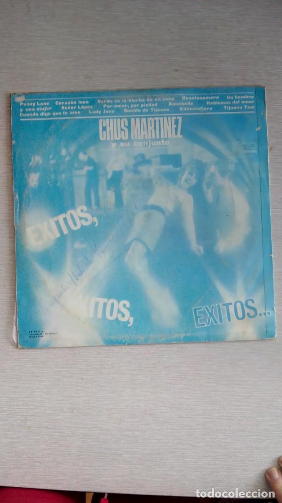 Discos de vinilo: CHUS MARTINEZ Y SU CONJUNTO EXITOS,EXITOS, EXITOS - Foto 2