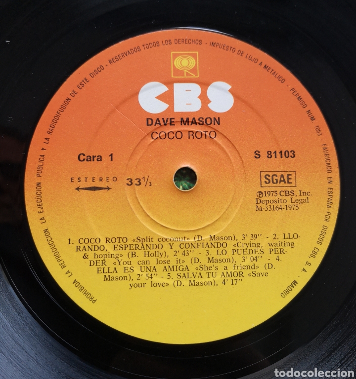 Discos de vinilo: DAVE MASON - VINILO LP - Foto 2