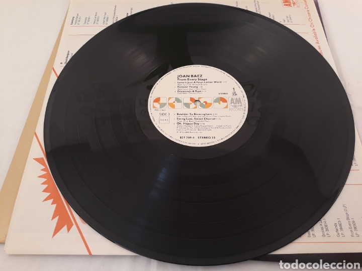 Discos de vinilo: Joan Baez.From Every Stage.Doble Lp.1976. - Foto 6