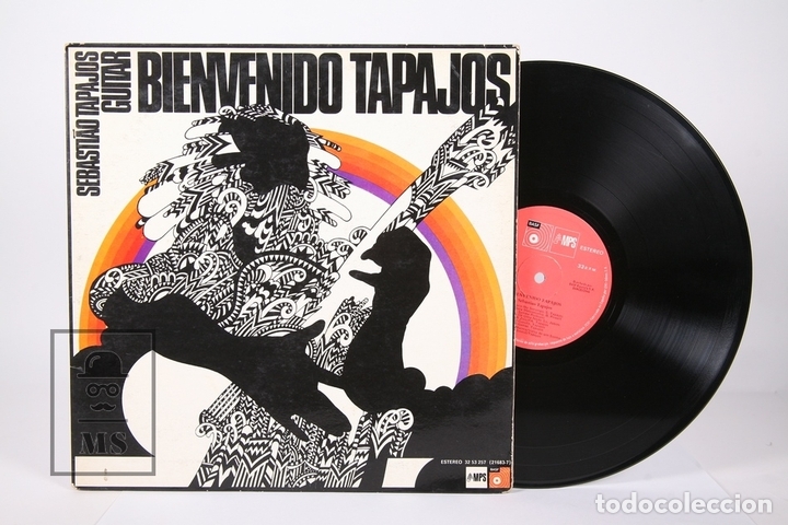 Vinyl records: Disco LP De Vinilo - Sebastiao Tapajos / Bienbenido Tapajos - MPS - A&ntilde;o 1974 - Portada Abierta