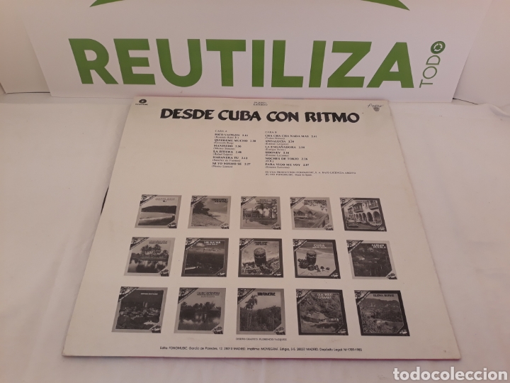 Discos de vinilo: Desde Cuba con ritmo.Conjunto Caney. - Foto 2