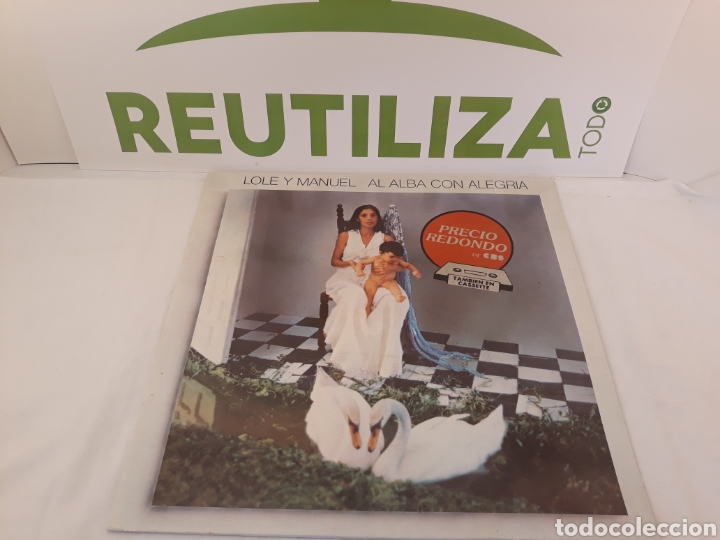 Discos de vinilo: Lole y Manuel.Al Alba Con Alegria. - Foto 1