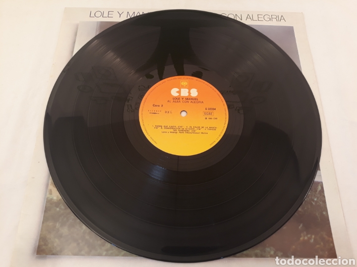 Discos de vinilo: Lole y Manuel.Al Alba Con Alegria. - Foto 3