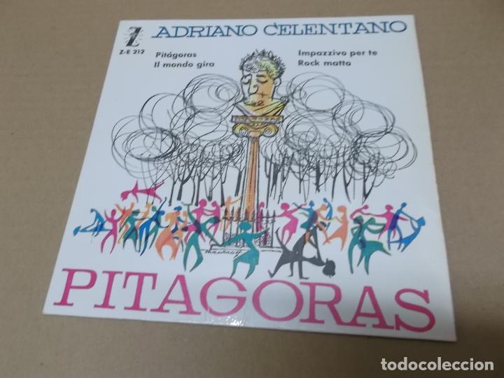 Discos de vinilo: ADRIANO CELENTANO (EP) PITAGORAS A&Ntilde;O 1960 - Foto 1