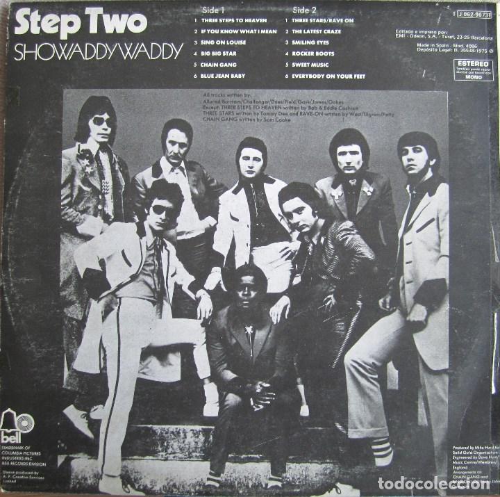 Discos de vinilo: SHOWADDYWADDY: STEP TWO. EXCELENTE POP ROCK BRIT&Aacute;NICO - Foto 2