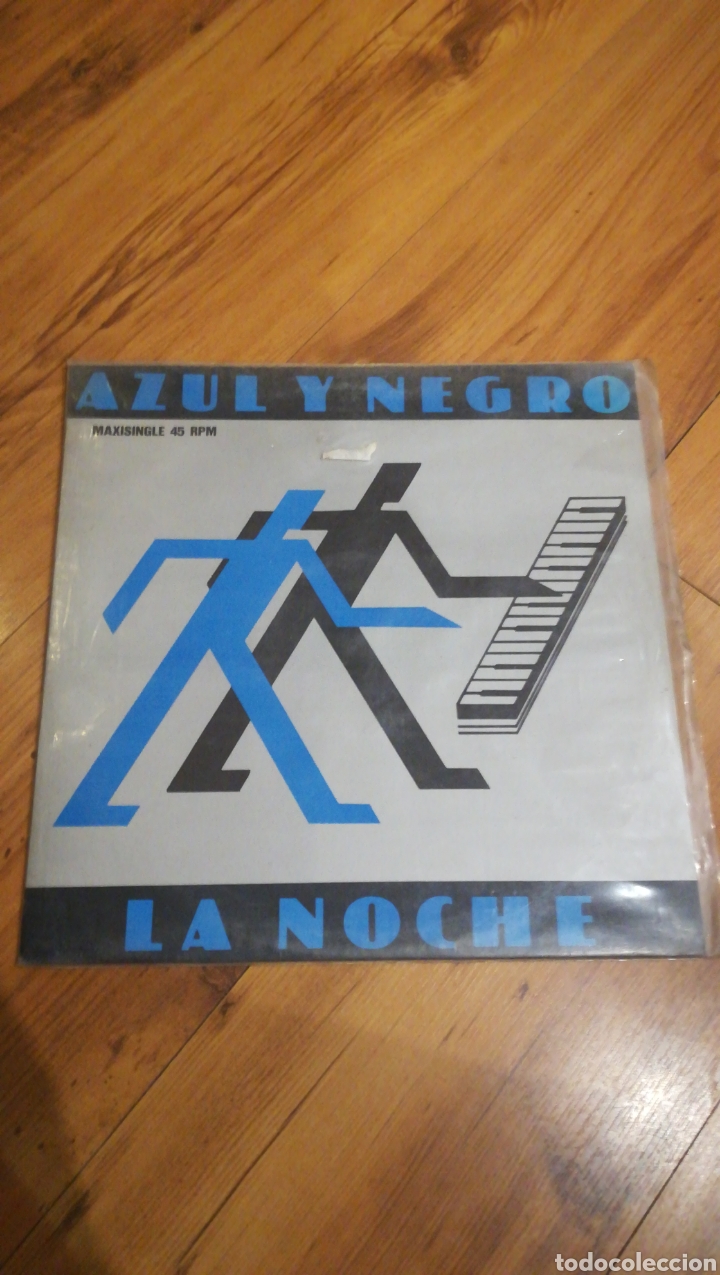 Discos de vinilo: Azul y negro - Foto 1