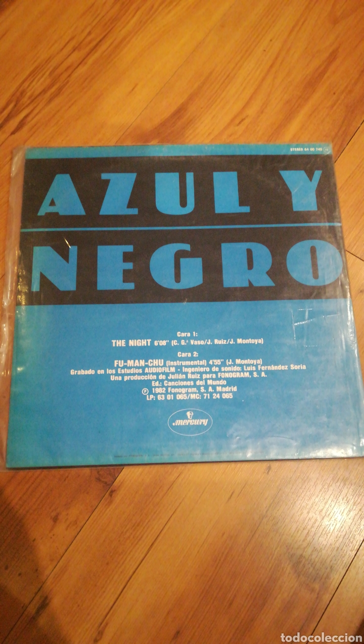 Discos de vinilo: Azul y negro - Foto 2