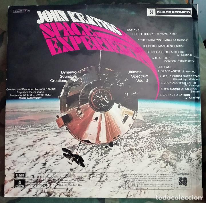 Discos de vinilo: John Keating &ndash; Space Experience LP, Spain 1973 Space-Age - Foto 3