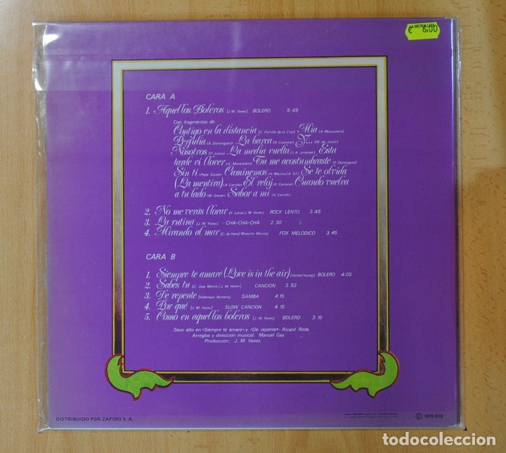 Discos de vinilo: ROLANDO OJEDA - SIEMPRE - GATEFOLD - LP - Foto 2