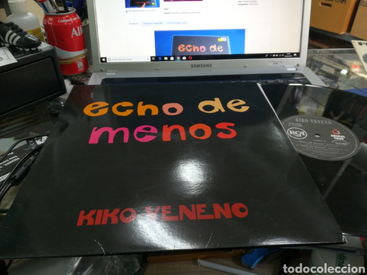 Discos de vinilo: Kiko veneno maxi echo de menos 1993 - Foto 1
