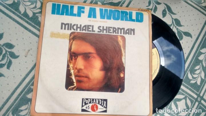 Discos de vinilo: SINGLE (VINILO) DE MICHAEL SHERMAN A&Ntilde;OS 70 - Foto 1